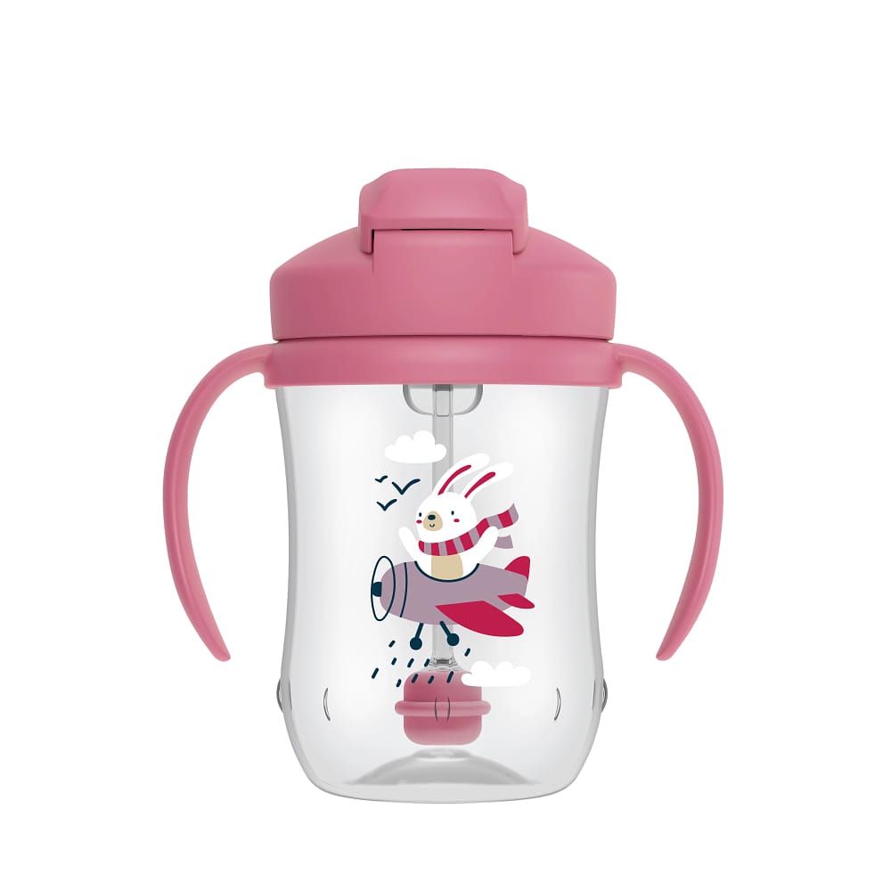 Dr. Brown's Baby's eerste rietjes beker 270 ml - Afbeelding 2