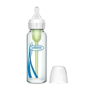 Dr. Brown's Options+ Anti-colic Bottle | Standaard halsfles 250 ml glas