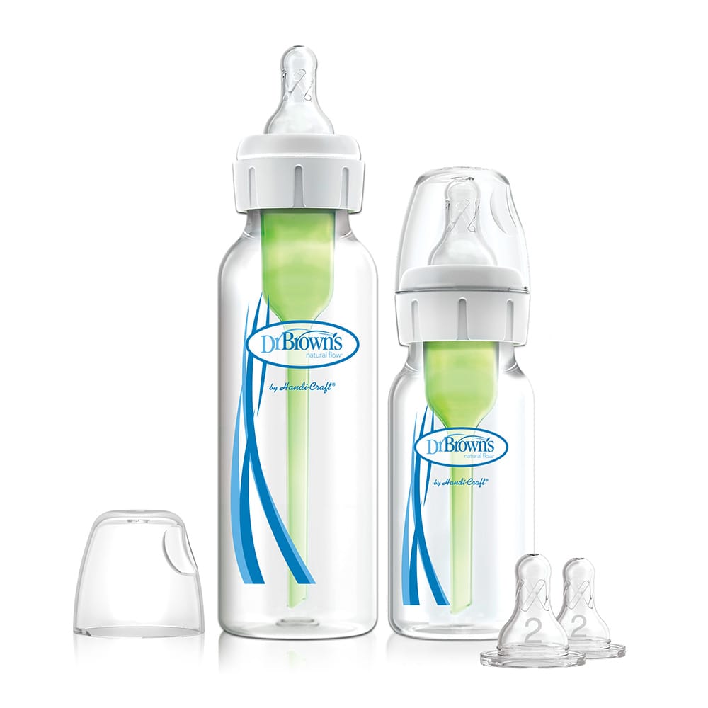 Dr. Brown's Options+ Anti-colic  Kit de démarrage biberon à col étroit  2-pack • Dr. Brown's België