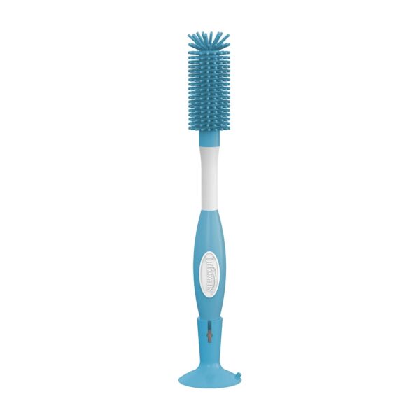 Dr. Brown’s Goupillon en silicone bleu | Biberon à col étroit