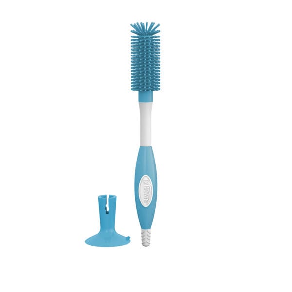 Dr. Brown’s Goupillon en silicone bleu | Biberon à col étroit - Image 4