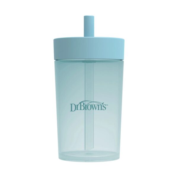 Dr. Brown's Straw to 360° Cup Set bleue 300 ml - Image 2