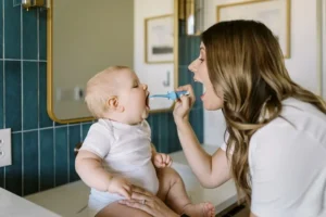 tandenpoetsen bij baby